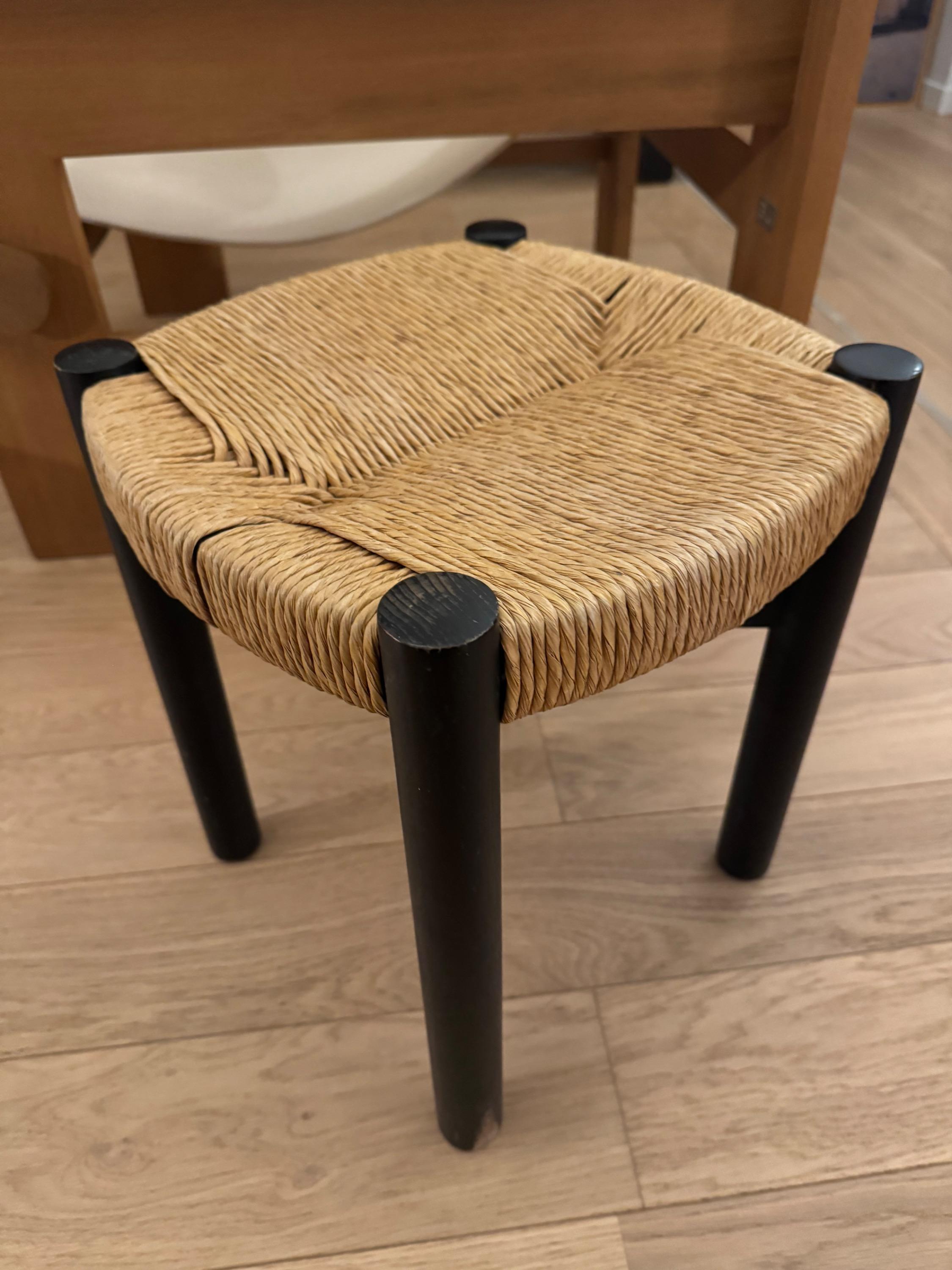 - Charlotte Perriand Meribel Stool  for Steph Simon Circa 1950’s  - Wall Art @mila.halizova 