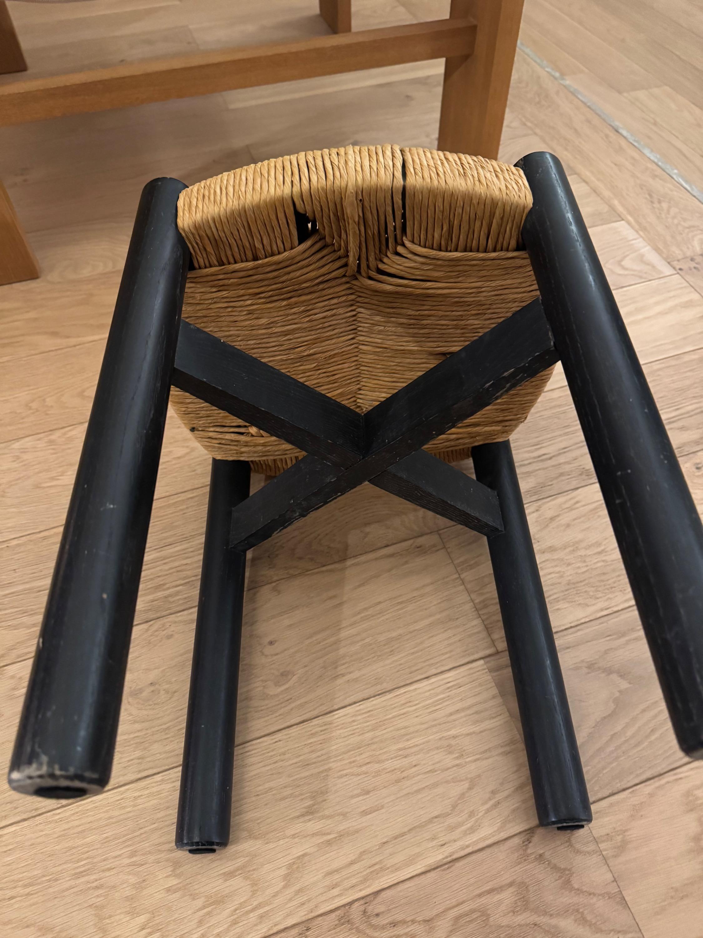- Charlotte Perriand Meribel Stool  for Steph Simon Circa 1950’s  - Wall Art @mila.halizova 