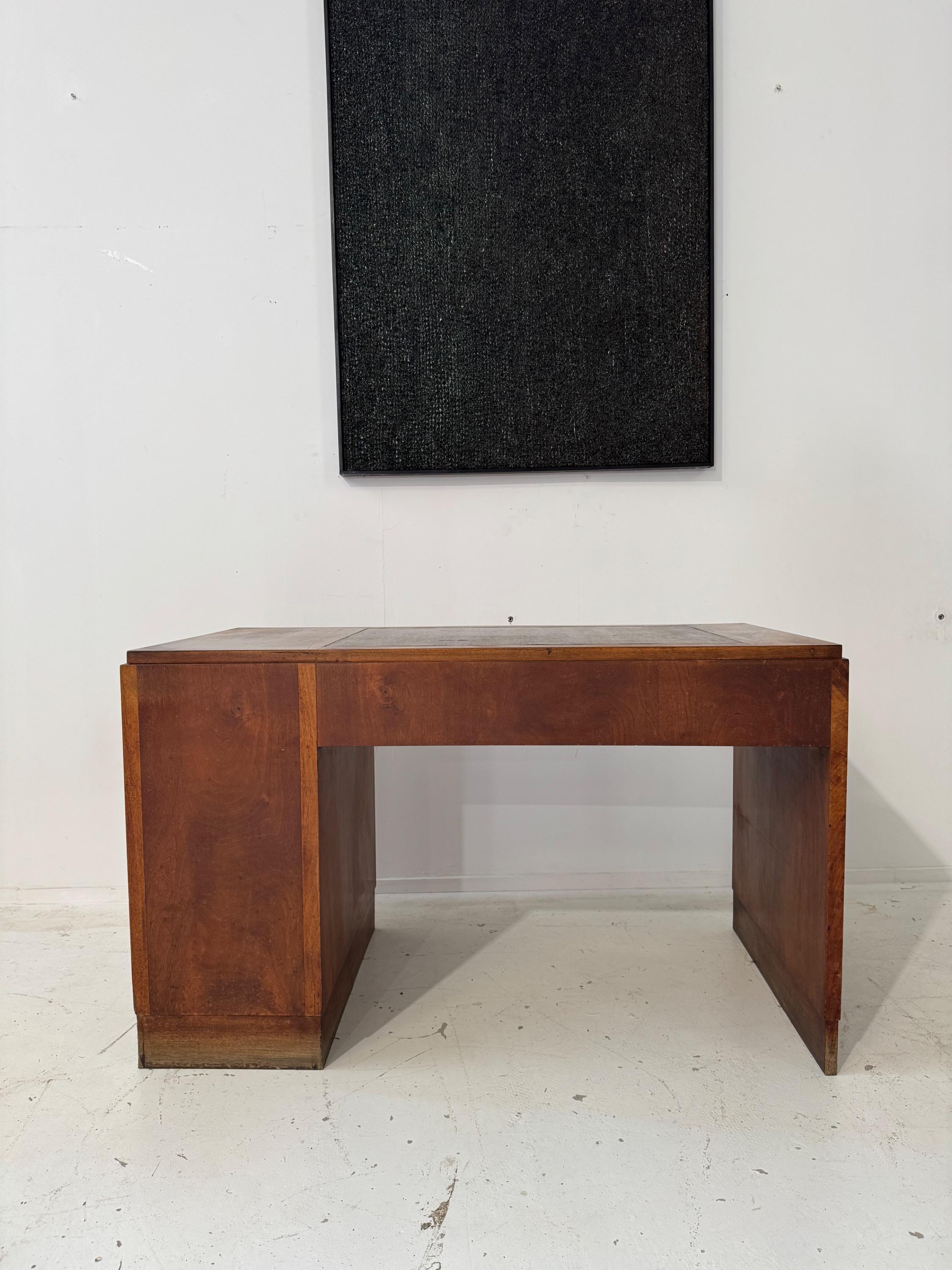 - 1930’s French Desk in Walnut & Bones Handles. - 2025 Wall Art : @mila.halizova 