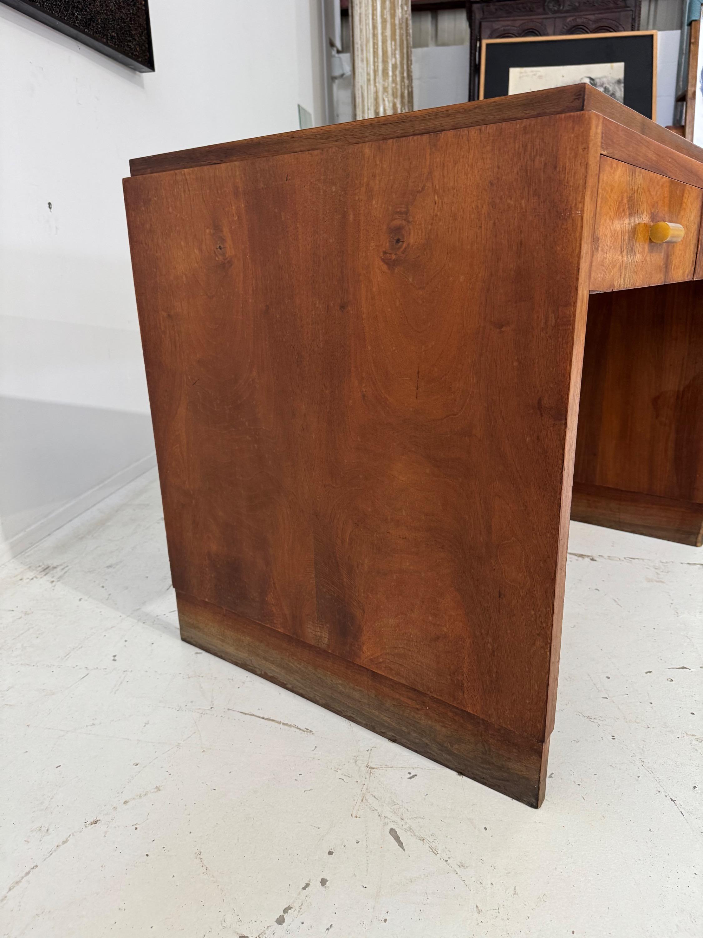 - 1930’s French Desk in Walnut & Bones Handles. - 2025 Wall Art : @mila.halizova 