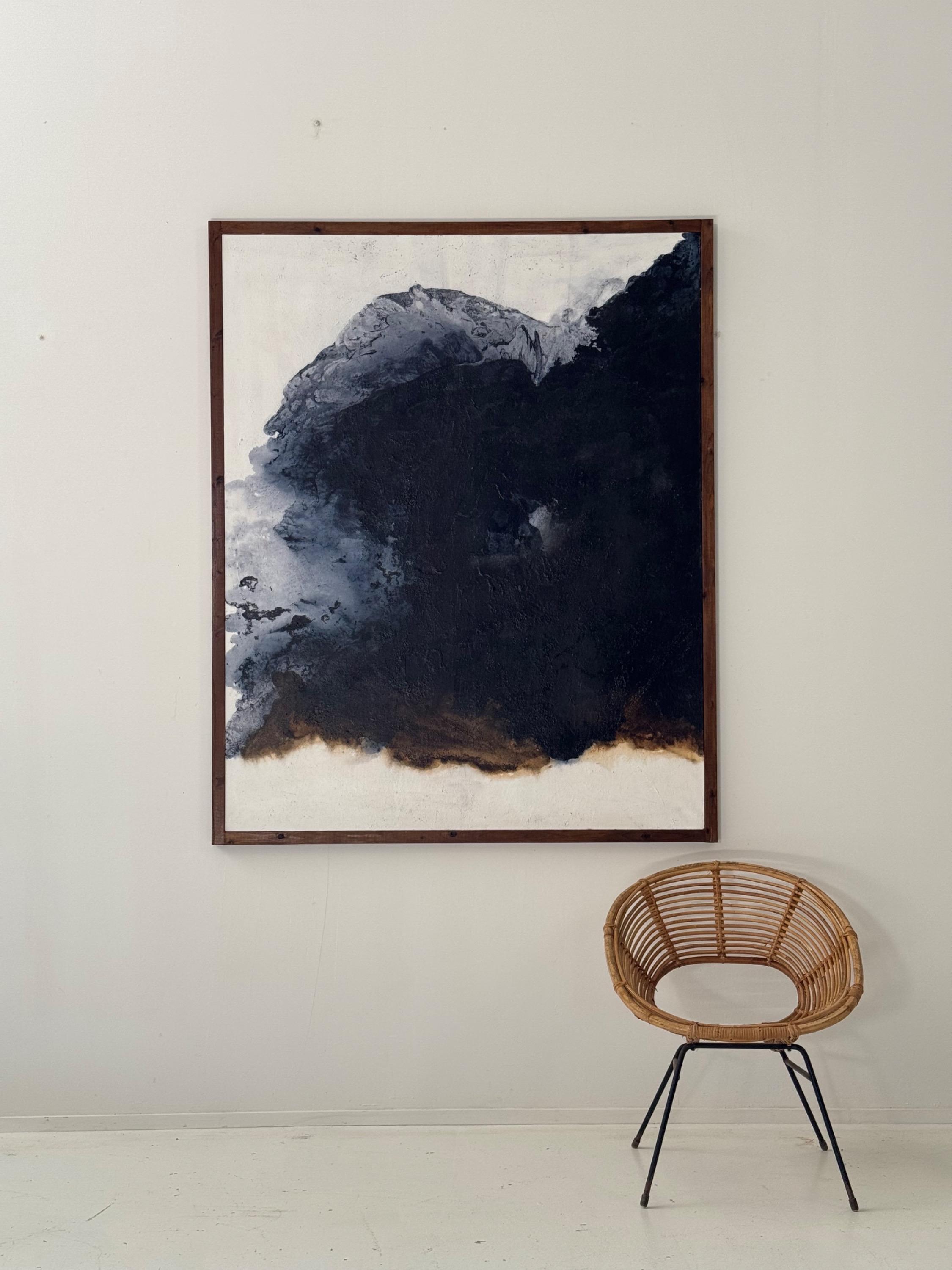 Abstract Painting  « We don’t know anything… » Number 13   Personal work 2025   Dim = 169 x 137 cm