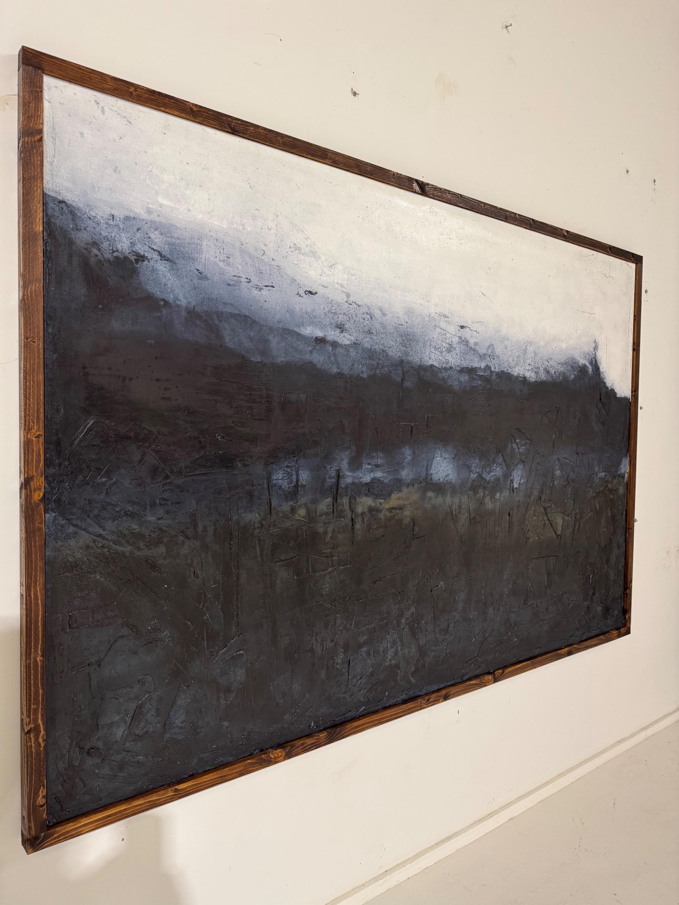 Big Abstract Painting  « we Don’t Know Anything… » Number 17 Personal Work 2025 Dim = 202 x 138 cm