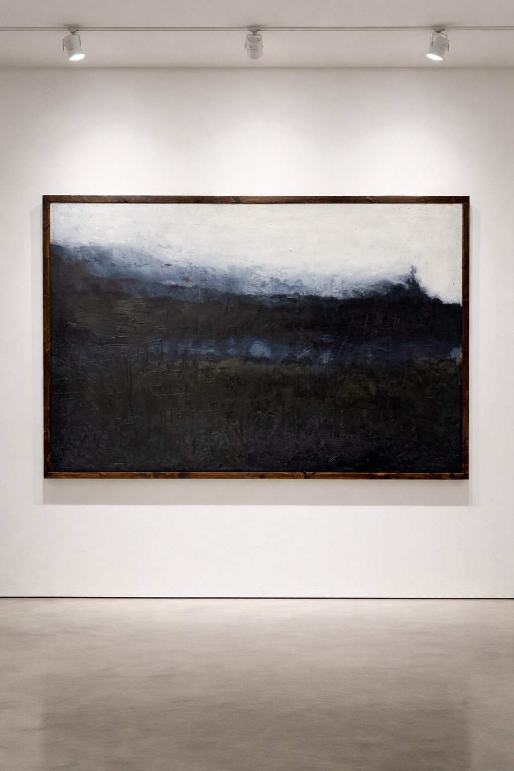 Big Abstract Painting  « we Don’t Know Anything… » Number 17 Personal Work 2025 Dim = 202 x 138 cm
