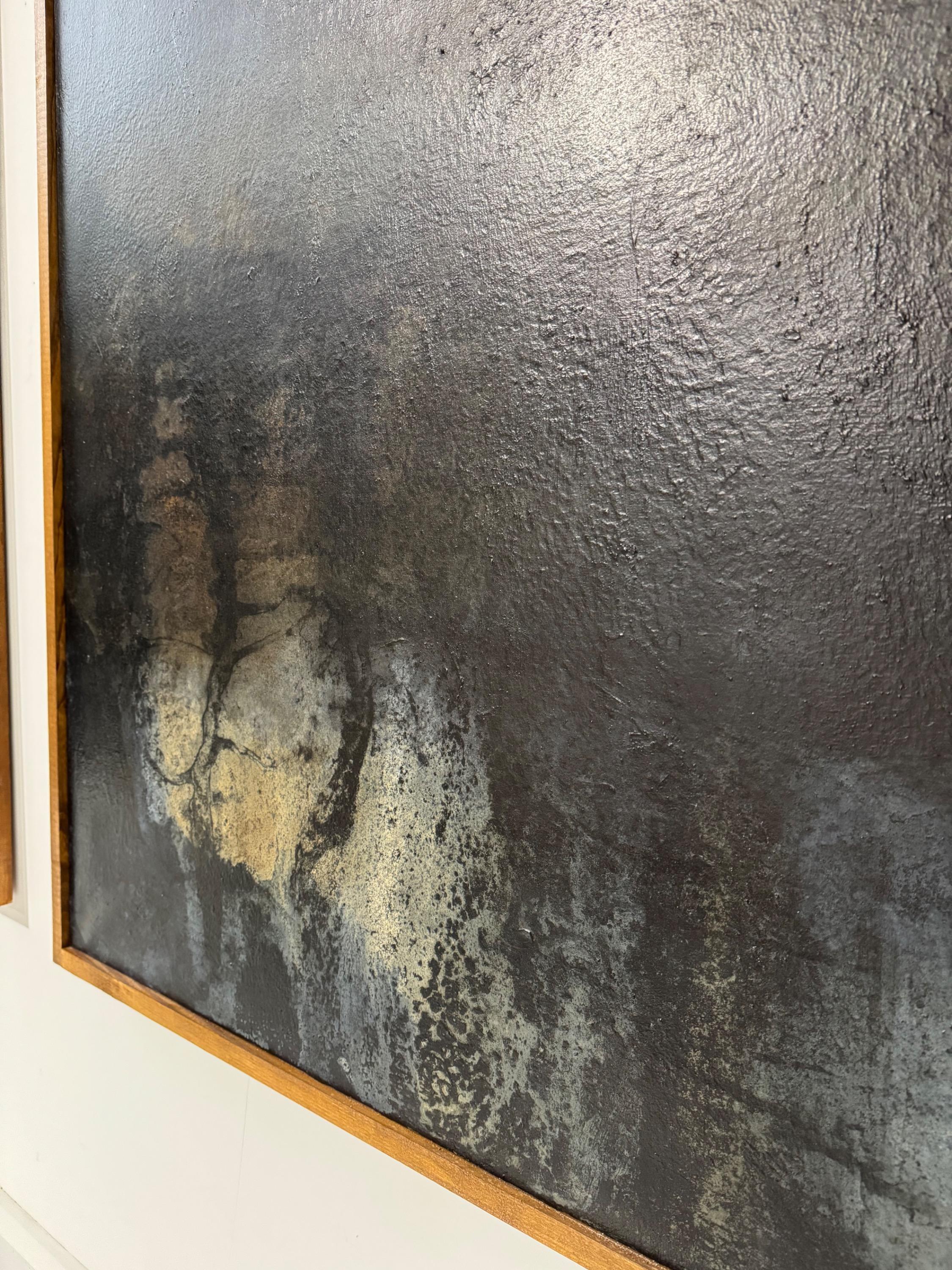Big Diptych Abstract Paintings   « We don’t know anything… » Number 11   Personal work 2025   Dim Each = 200 x 135 cm