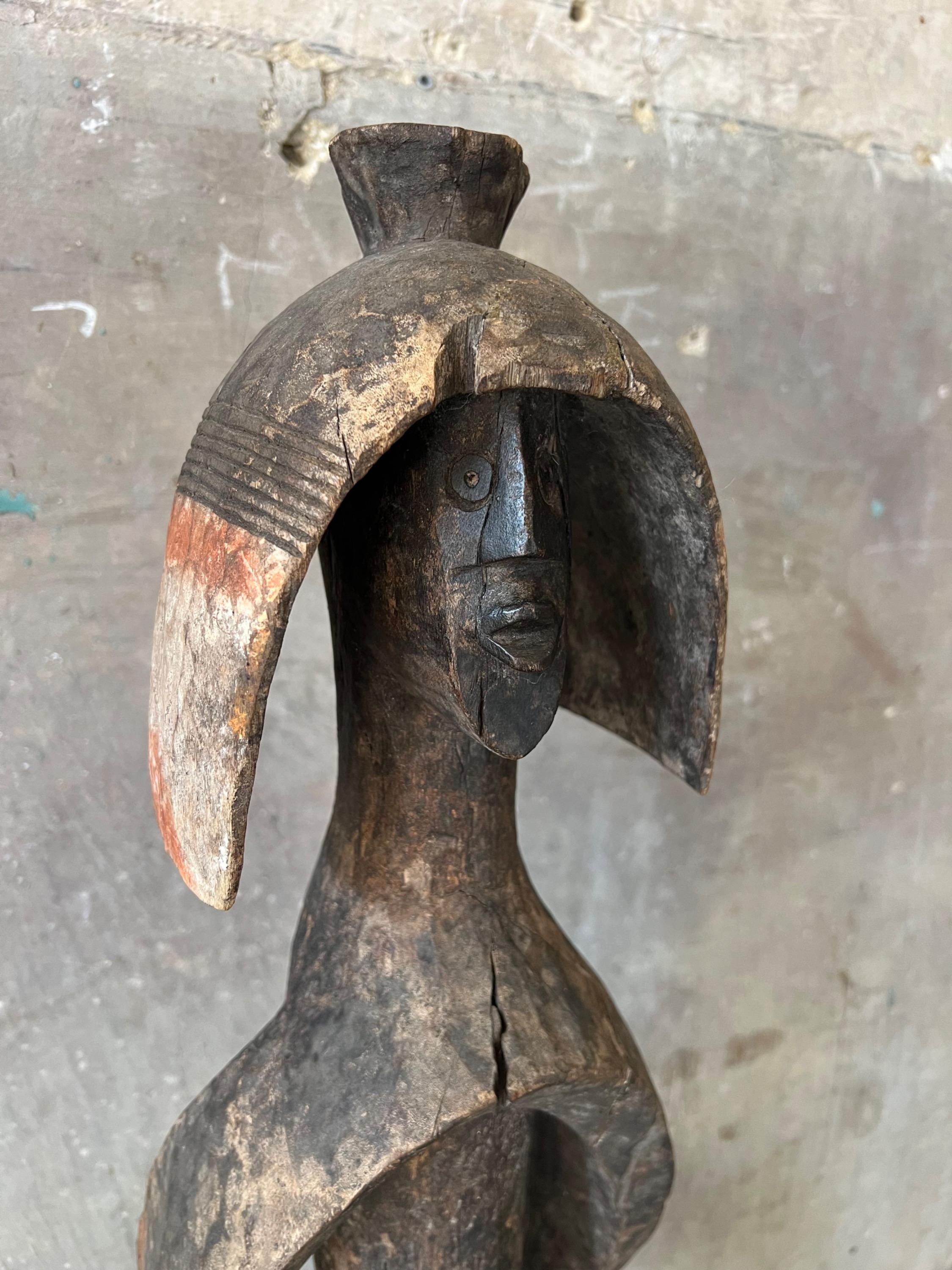 Big Mumuye Alagana Statues, Nigeria Bénue Valley. H = 120 / 110 / 98 cm