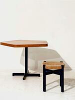 Charlotte Perriand Meribel Stool  for Steph Simon Circa 1950’s