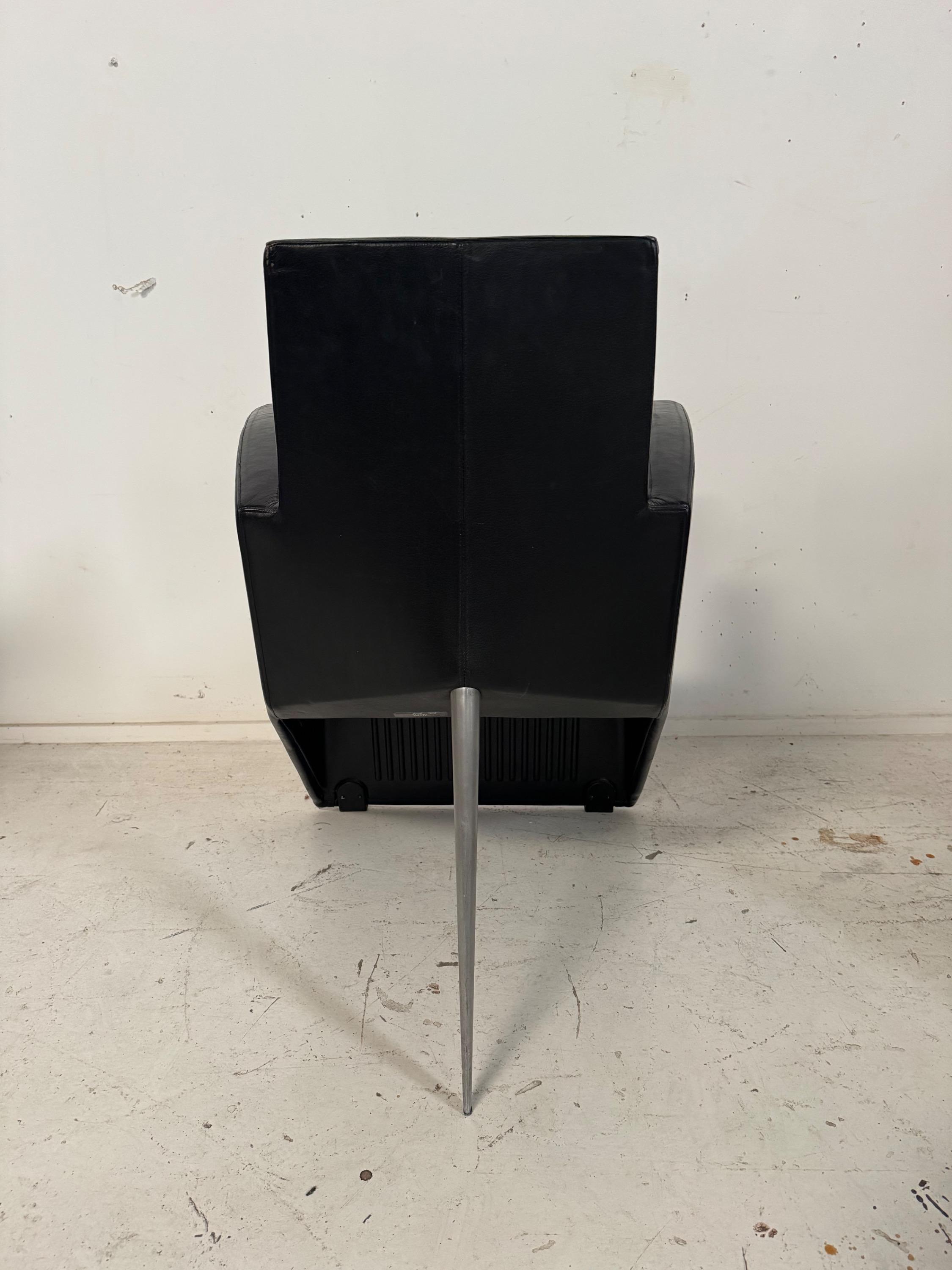 J. Lang armchair, designed in 1987 by Philippe Starck for Driade Aleph.  Very Good original Condition 