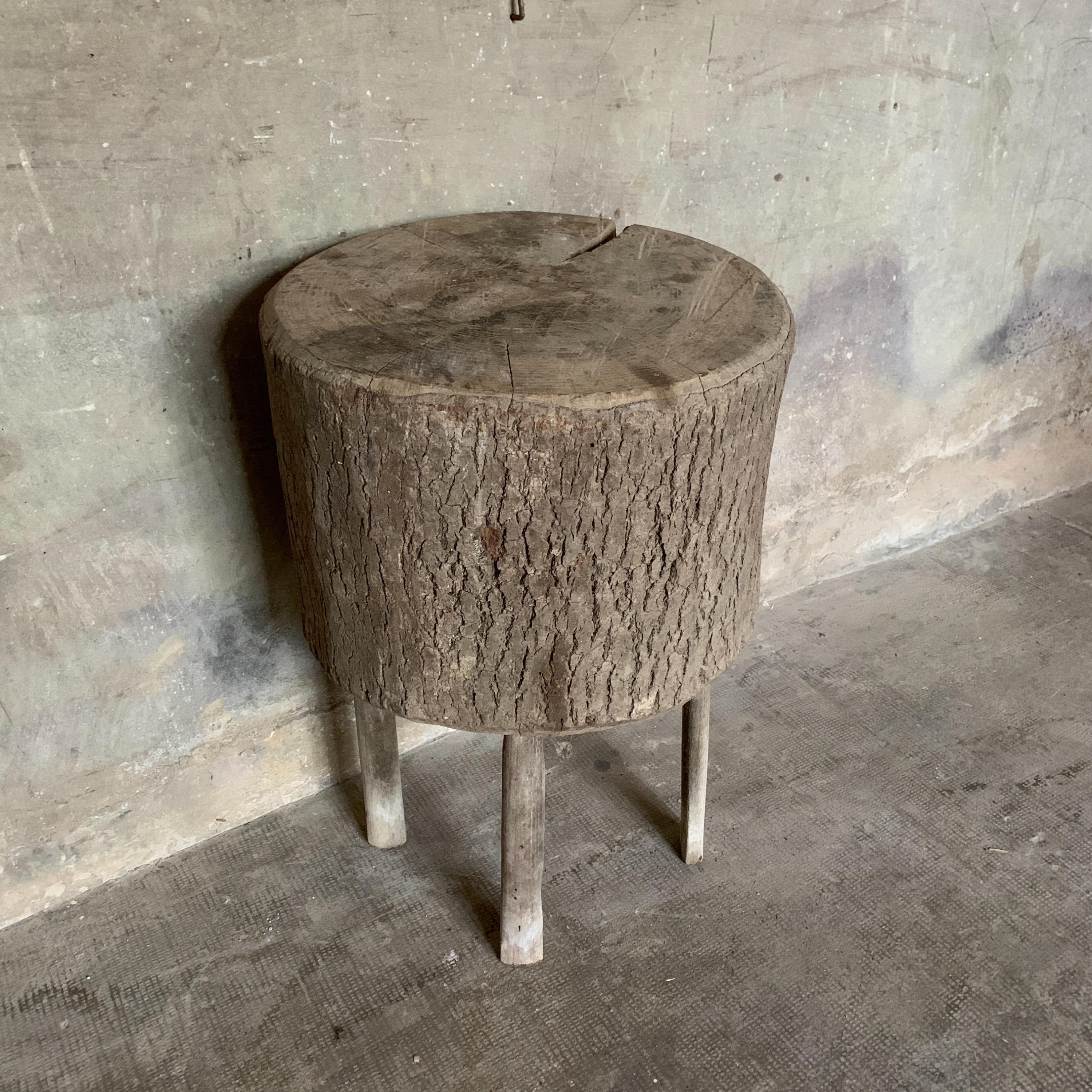 Primitive French Side Table 19th Century 