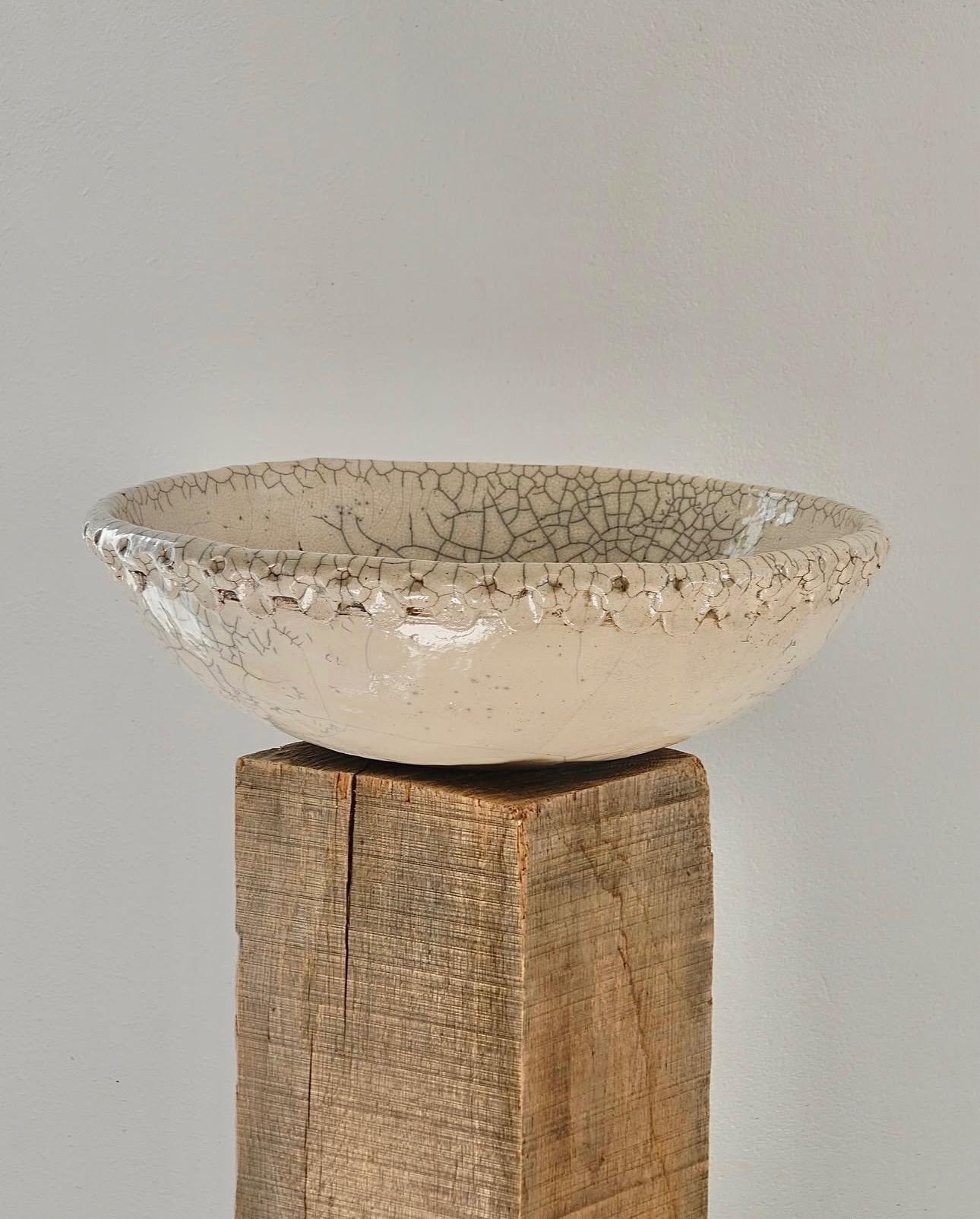 Raku bowl, 1970s 