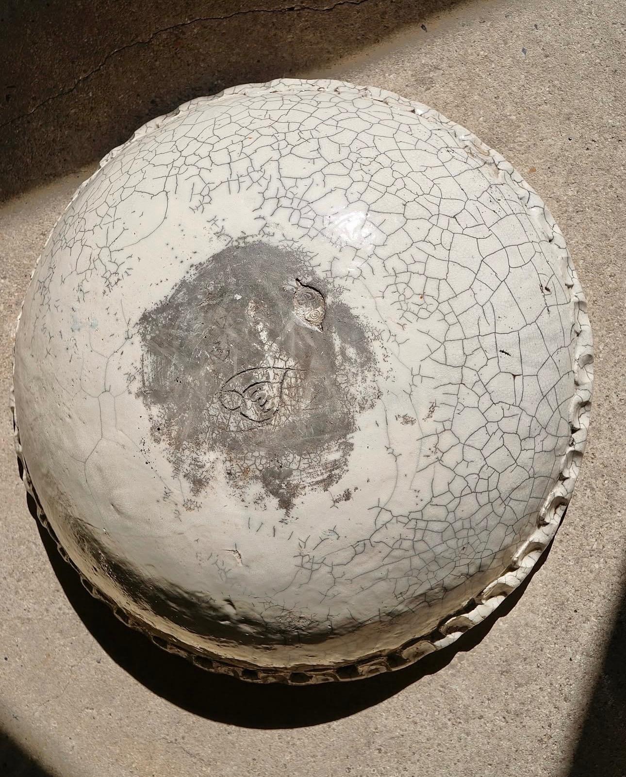 Raku bowl, 1970s 