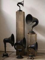 Set of 5 vintage speakers from around 1930