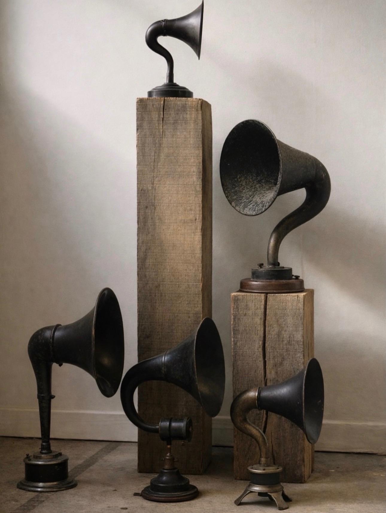 Set of 5 vintage speakers from around 1930